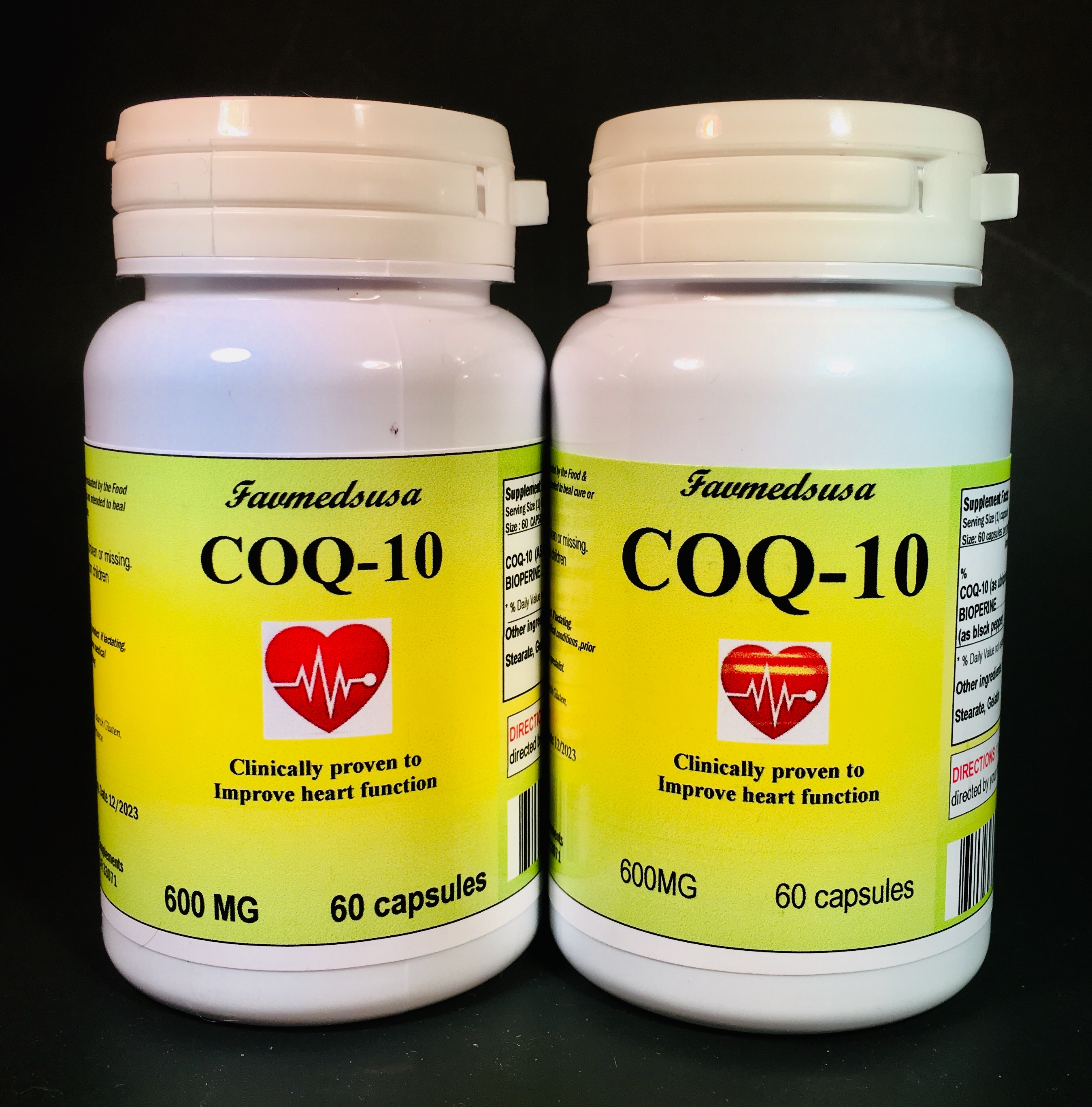 CoQ-10 600mg - 120 (2x60) capsules